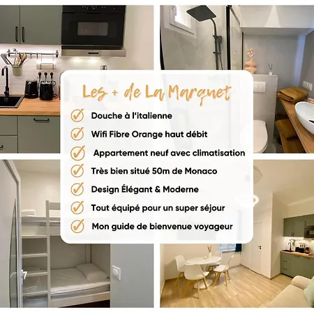 Apartment Neuf - Frontiere De Monaco - Clim - Wifi *